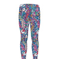 Boho Feather Pattern Print Men's Leggings