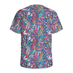 Boho Feather Pattern Print Men's Sports T-Shirt