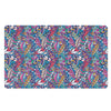 Boho Feather Pattern Print Polyester Doormat