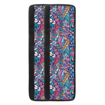 Boho Feather Pattern Print Refrigerator Handle Covers