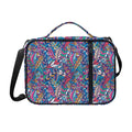 Boho Feather Pattern Print Shoulder Strap Bible Bag