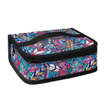 Boho Feather Pattern Print Small Lunch Bag