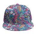 Boho Feather Pattern Print Snapback Cap