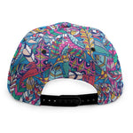 Boho Feather Pattern Print Snapback Cap