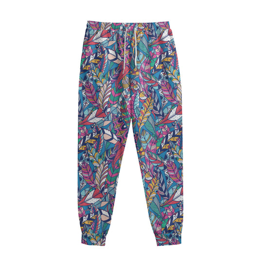 Boho Feather Pattern Print Sweatpants