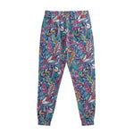 Boho Feather Pattern Print Sweatpants