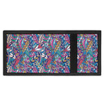 Boho Feather Pattern Print Trifold Wallet