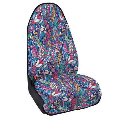 Boho Feather Pattern Print Waterproof Car Seat Cover