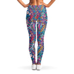 Boho Feather Pattern Print Women's Leggings