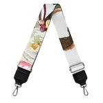 Boho Floral Deer Skull Print Bag Strap