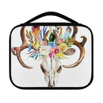 Boho Floral Deer Skull Print Classic Bible Case