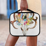 Boho Floral Deer Skull Print Classic Bible Case