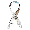 Boho Floral Deer Skull Print Dog Seat Belt
