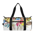 Boho Floral Deer Skull Print Gym Bag