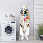 Boho Floral Deer Skull Print Ironing Board Cover