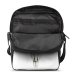 Boho Floral Deer Skull Print Rectangular Crossbody Bag