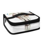 Boho Floral Deer Skull Print Small Lunch Bag