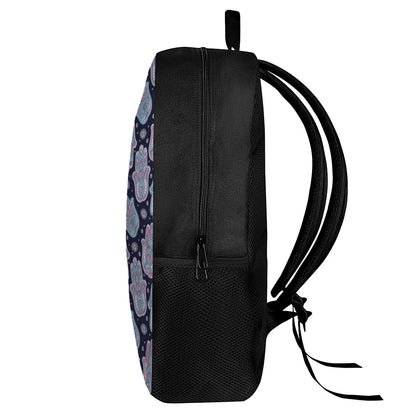 Boho Hamsa Pattern Print 17 Inch Backpack