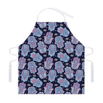 Boho Hamsa Pattern Print Adjustable Apron