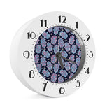 Boho Hamsa Pattern Print Alarm Clock