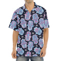 Boho Hamsa Pattern Print Aloha Shirt