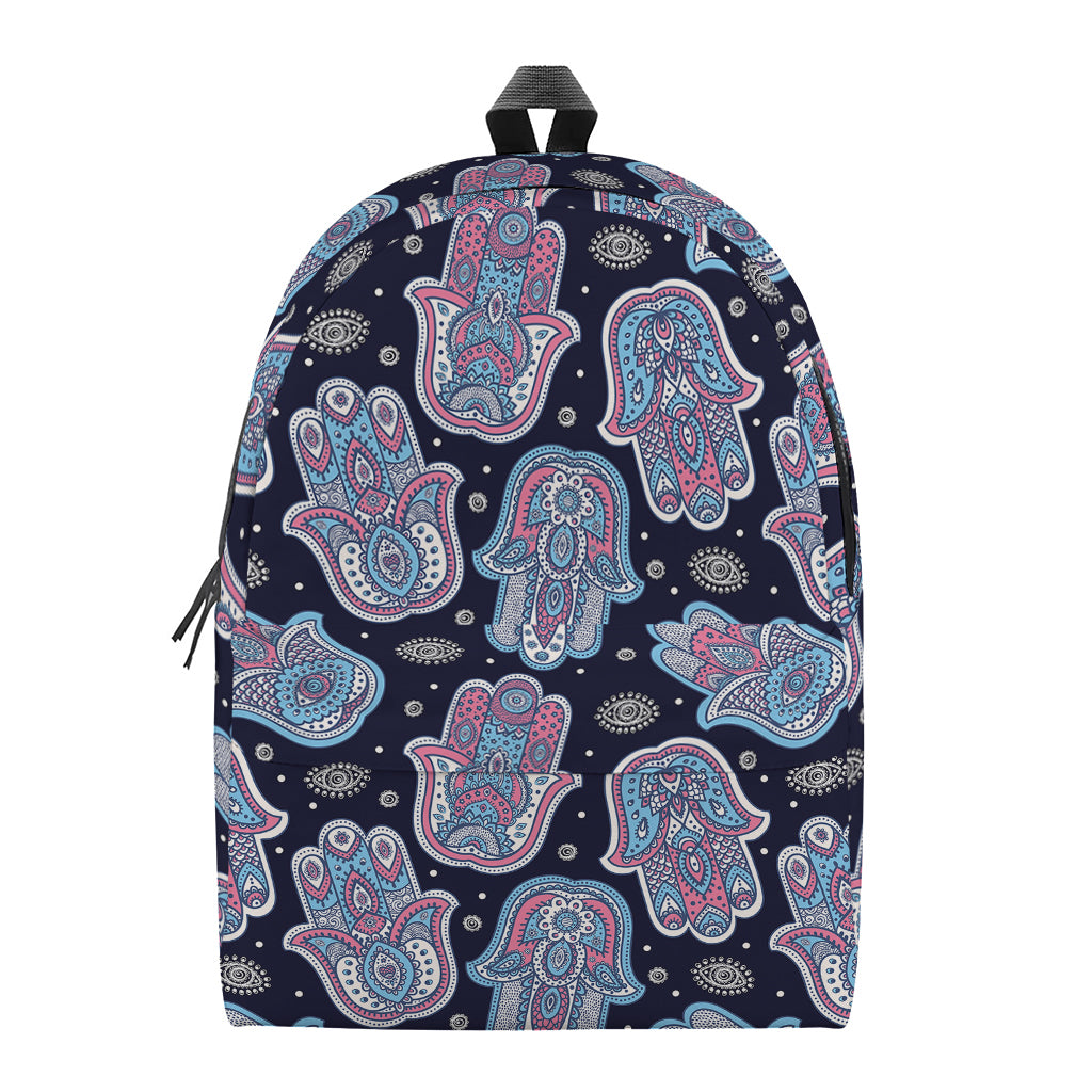 Boho Hamsa Pattern Print Backpack