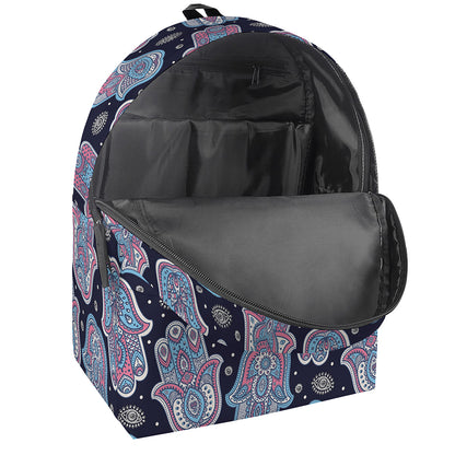 Boho Hamsa Pattern Print Backpack