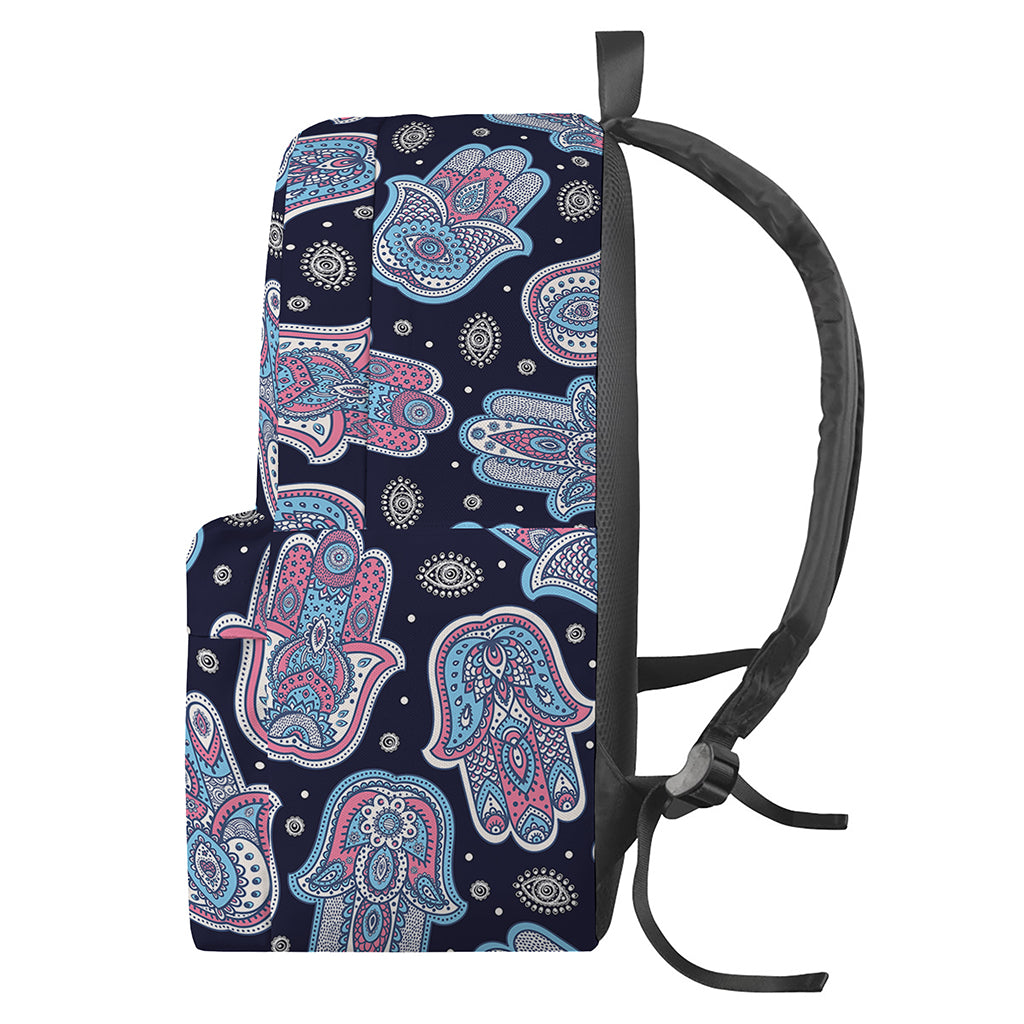 Boho Hamsa Pattern Print Backpack