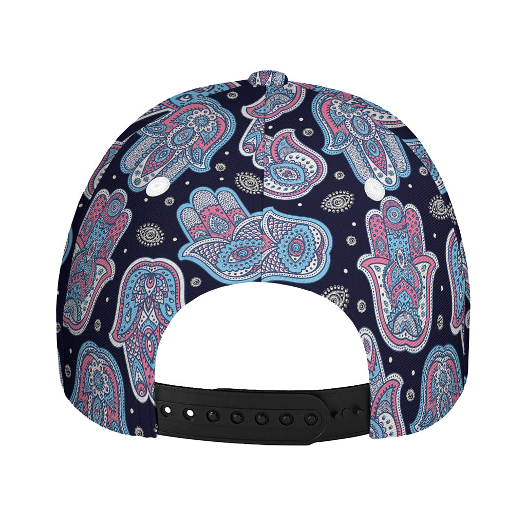 Boho Hamsa Pattern Print Baseball Cap