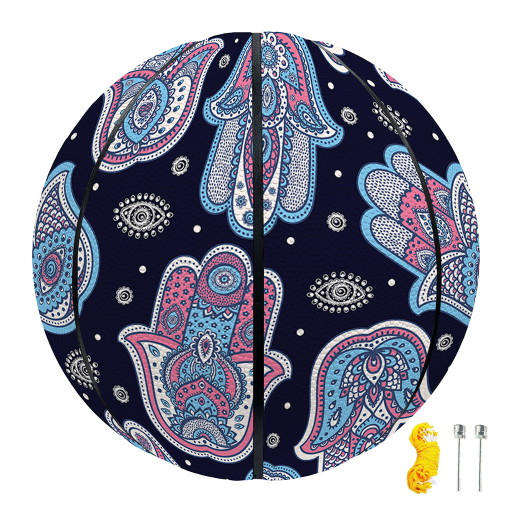 Boho Hamsa Pattern Print Basketball