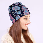 Boho Hamsa Pattern Print Beanie