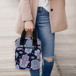 Boho Hamsa Pattern Print Bible Tote Bag