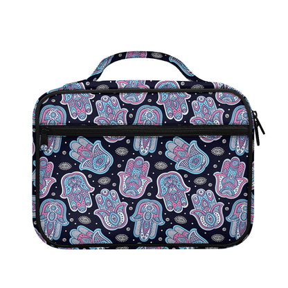 Boho Hamsa Pattern Print Briefcase Bible Bag
