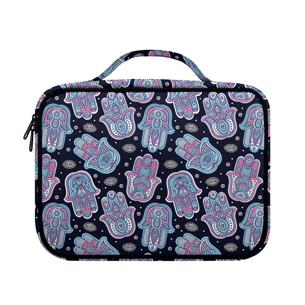 Boho Hamsa Pattern Print Briefcase Bible Bag