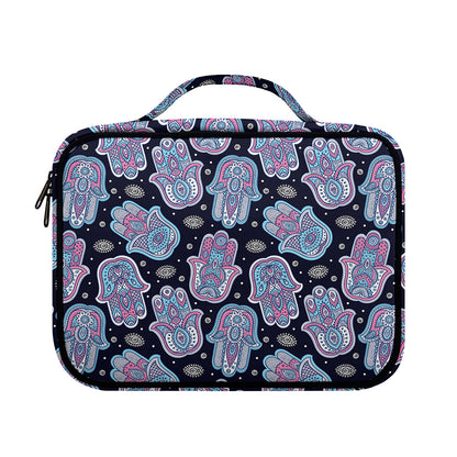 Boho Hamsa Pattern Print Briefcase Bible Bag