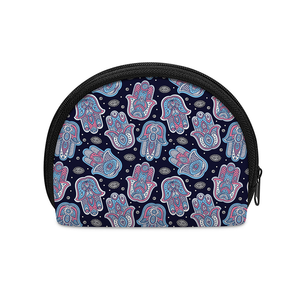 Boho Hamsa Pattern Print Coin Purse