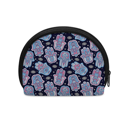 Boho Hamsa Pattern Print Coin Purse