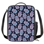 Boho Hamsa Pattern Print Crossbody Lunch Bag