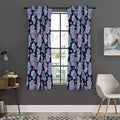 Boho Hamsa Pattern Print Grommet Curtain Panels