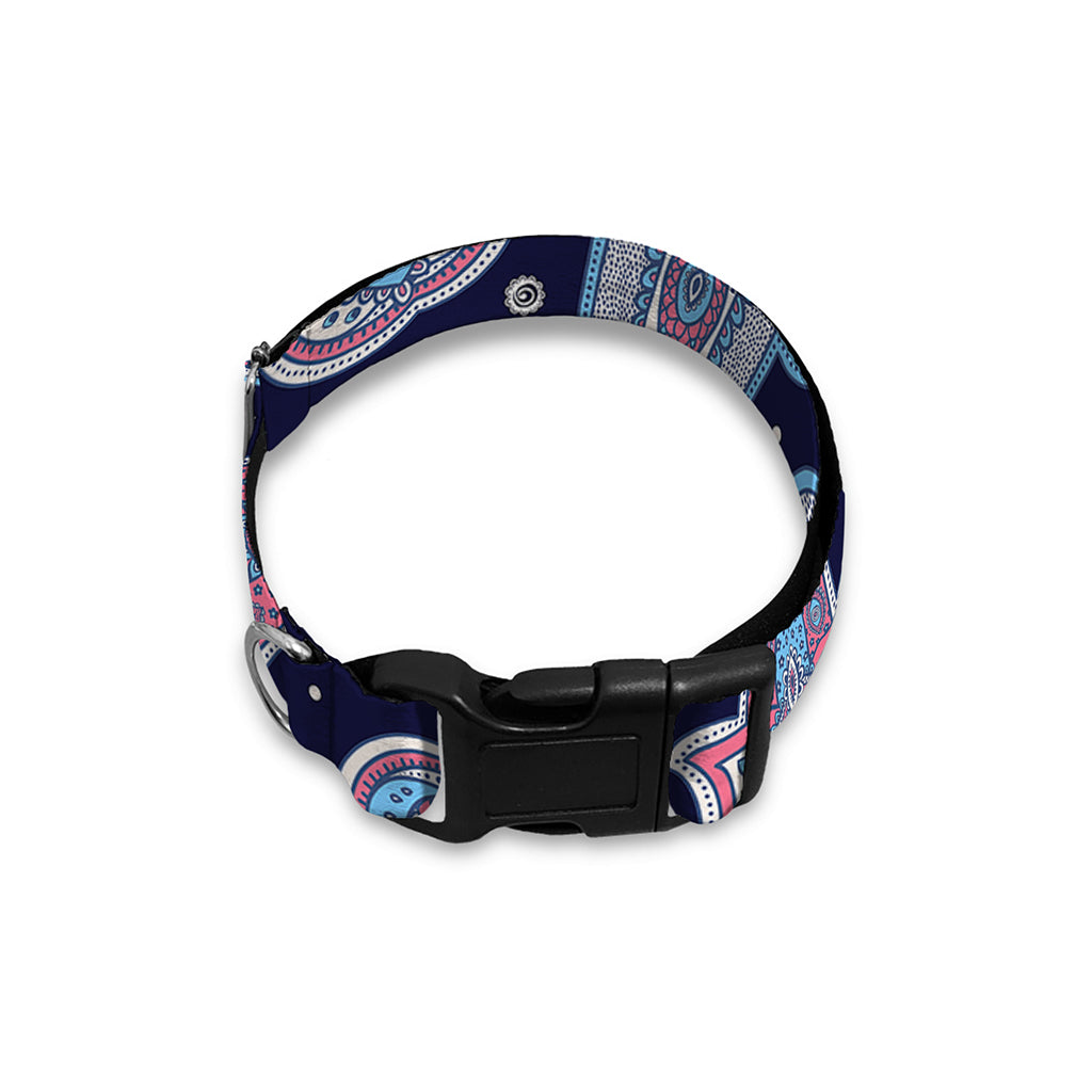 Boho Hamsa Pattern Print Dog Collar