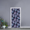 Boho Hamsa Pattern Print Door Sticker