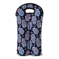 Boho Hamsa Pattern Print Double Neoprene Wine Tote