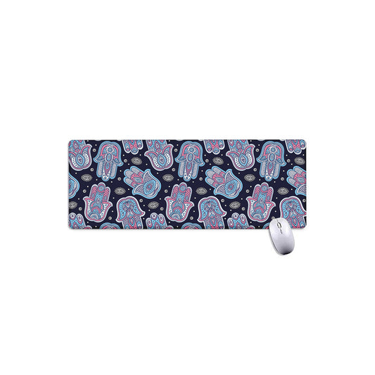 Boho Hamsa Pattern Print Extended Mouse Pad