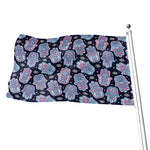 Boho Hamsa Pattern Print Flag