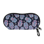 Boho Hamsa Pattern Print Glasses Case
