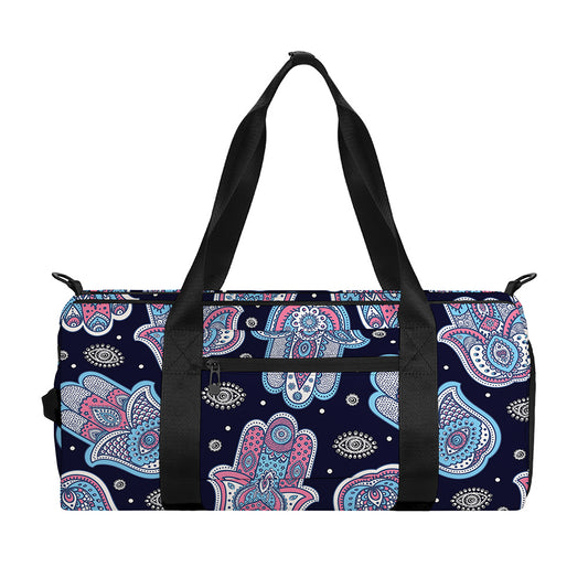Boho Hamsa Pattern Print Gym Bag