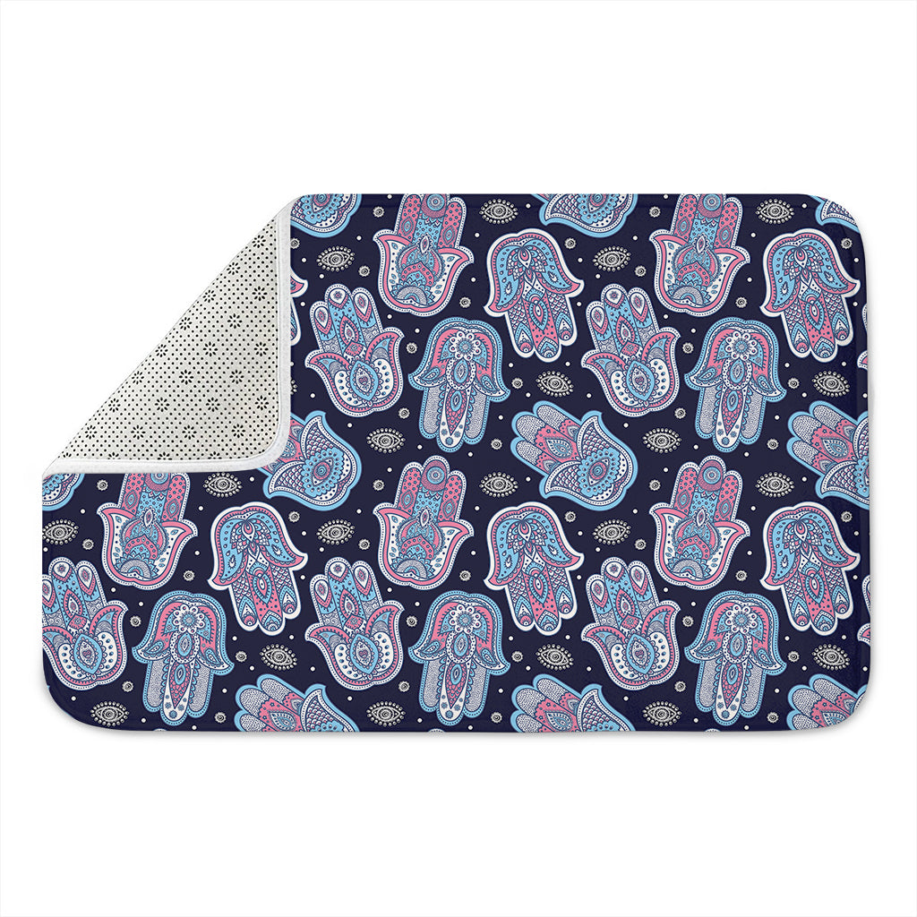 Boho Hamsa Pattern Print Indoor Door Mat