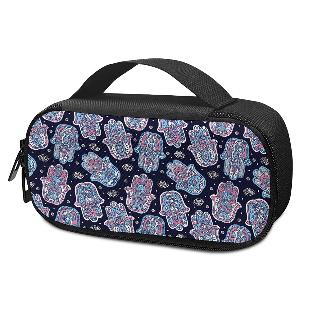 Boho Hamsa Pattern Print Insulin Cooler Travel Case
