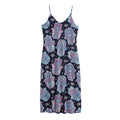 Boho Hamsa Pattern Print Jersey Midi Cami Dress