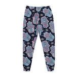 Boho Hamsa Pattern Print Jogger Pants